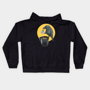 CAW-fee Crow Kids Hoodie